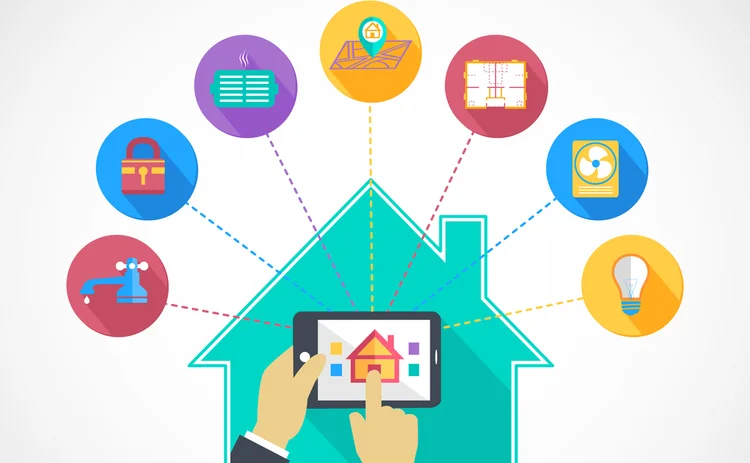 Smart home illustration Smart home illustration